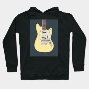 Vintage White Rockmaster Guitar Hoodie